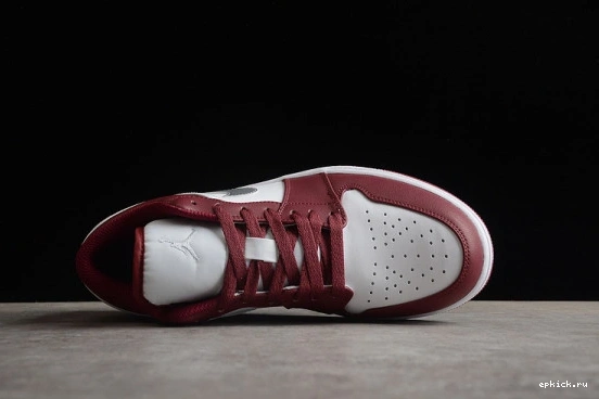 Rep EP Bordeaux 1 Low White 553558-615 553558-615 Jordan 0107